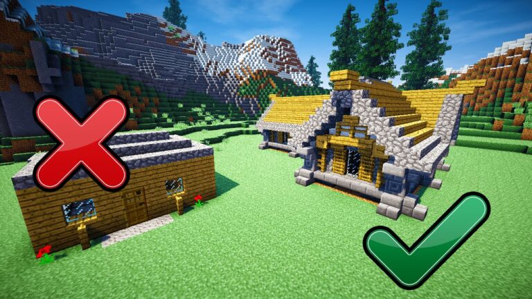 What are Minecraft building tips & tricks