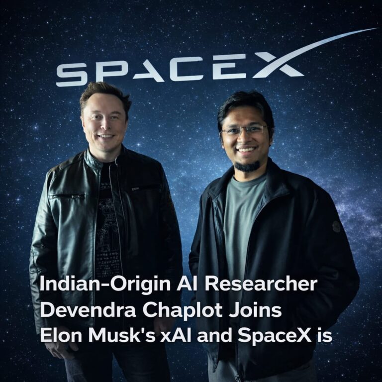 Indian-AI Researcher Devendra Chaplot Joins Elon Musk’s xAI and SpaceX